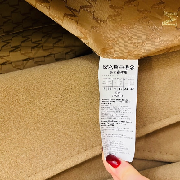 Max Mara 101801 Icon Coat - Camel - Picture 16 of 17